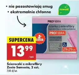 Biedronka Ściereczki z mikrofibry Zosia Samosia, 2 szt oferta