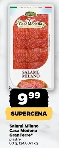 Netto Wędlina Salami Milano Casa Modena oferta
