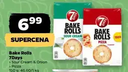 Netto Pieczywo Bake Rolls 7Days z cebulką / pizza Mondelez oferta