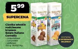 Netto Ciastka włoskie nadziewane kremem Cornellis czekoladowe/cytrynowe/jabłkowe Solare Italiano oferta
