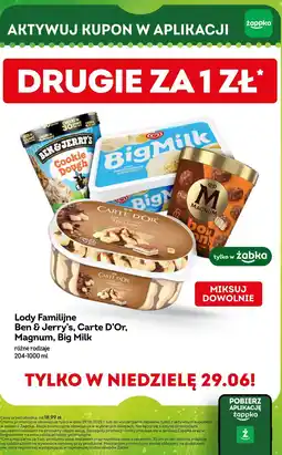 Żabka Lody Magnum oferta
