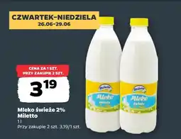 Netto Mleko Miletto oferta