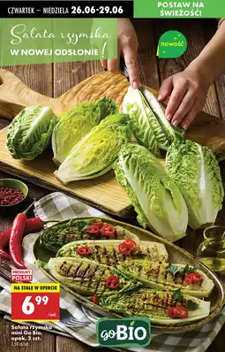 Biedronka Sałata rzymska mini - opak. 2 szt. Go Bio oferta