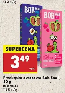 Biedronka Przekąska owocowa Bob Snail oferta