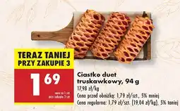 Biedronka Ciastko duet truskawkowy Biedronka oferta