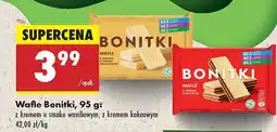 Biedronka Wafle Bonitki z kremem waniliowym/kakaowym oferta