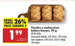 Biedronka Ciastko z nadzieniem kakao-banan Biedronka oferta