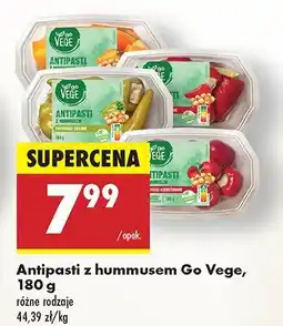 Biedronka Antipasti z hummusem Go Vege oferta