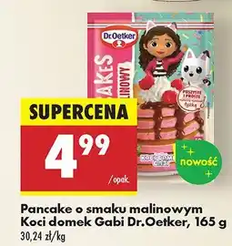 Biedronka Pancake o smaku malinowym Koci domek Gabi Dr.Oetker oferta