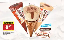 Biedronka Lody Kinder Bueno White oferta