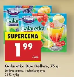 Biedronka Galaretka Duo Gellwe (brzoskwinia-mango, truskawka-cytryna) oferta