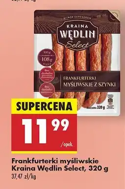Biedronka Frankfurterki myśliwskie Kraina Wędlin Select oferta