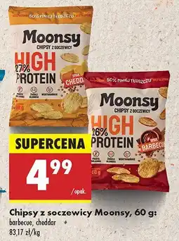 Biedronka Chipsy z soczewicy Moonsy oferta