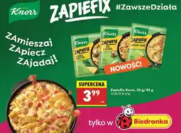 Biedronka Fix do zapiekania ZapieFix Knorr oferta
