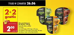 Biedronka Mus proteinowy Go Active banan-toffi, pistacja, czekolada oferta