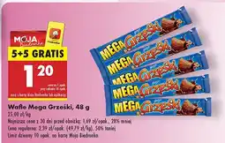 Biedronka Wafle Mega Grześki oferta