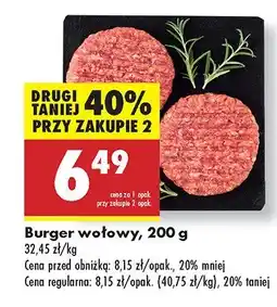 Biedronka Burger wołowy Biedronka oferta
