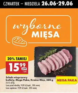 Biedronka Schab wieprzowy kotlety, Mega Paka, Kraina Mięs oferta