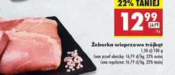 Biedronka Żeberka wieprzowe - trójkąt Biedronka oferta