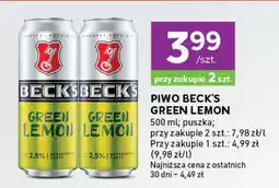 Stokrotka Express Piwo Beck's Green Lemon oferta