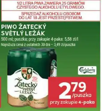 Stokrotka Market Piwo Žatecký Světlý Ležák oferta