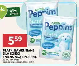 Stokrotka Market Płatki bawełniane dla dzieci i niemowląt Peppins oferta