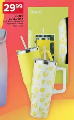 Stokrotka Market Kubek ze słomką oferta