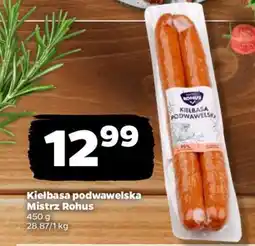 Netto Kiełbasa podwawelska Mistrz Rohus oferta