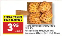 Biedronka Tost z szynką i serem , 120 g oferta