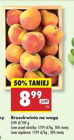 Biedronka Brzoskwinia na wage oferta