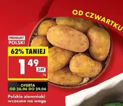Biedronka Polskie ziemniaki wczesne na wagę oferta