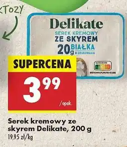 Biedronka Serek kremowy ze skyrem Delikate, 200 g oferta