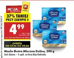 Biedronka Masło Ekstra Mleczna Dolina 200 g oferta