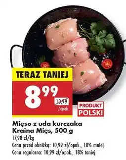 Biedronka Mięso z uda kurczaka Kraina Mięs 500 g oferta