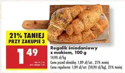 Biedronka Rogalik śniadaniowy z makiem, 100 g oferta