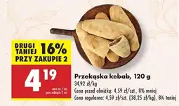Biedronka Przekąska kebab, 120 g oferta