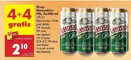 Biedronka Piwo Namysłów Pils, 4x500 ml oferta