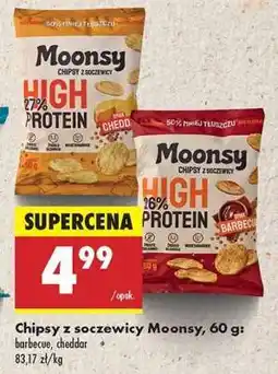 Biedronka Chipsy z soczewicy Moonsy, 60 g oferta