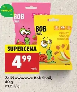 Biedronka Żelki owocowe Bob Snail, 40 g oferta