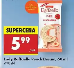 Biedronka Lody Raffaello Peach Dream, 60 ml oferta