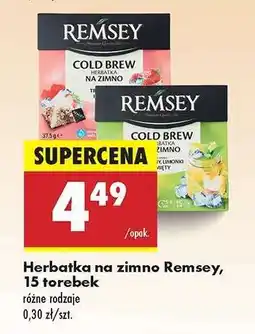 Biedronka Herbatka na zimno Remsey 15 , torebek oferta