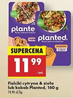 Biedronka Fielciki cytryna & zioła lub kebab Planted, 160 g oferta