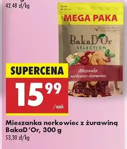 Biedronka Mieszanka nerkowiec z żurawiną BakaD’Or, 300 g oferta