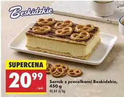 Biedronka Sernik z precelkami Beskidzkie, 450 g oferta