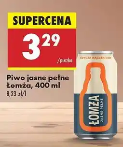 Biedronka Piwo jasne pełne Łomża, 400 ml oferta
