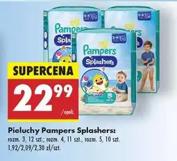 Biedronka Pieluchy Pampers Splashers oferta