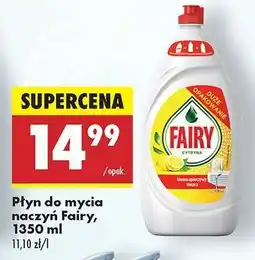 Biedronka Płyn do mycia naczyń Fairy 1350 ml oferta