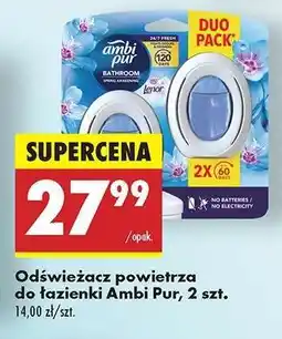 Biedronka Odświeżacz powietrza do łazienki Ambi Pur 2 szt oferta