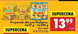Biedronka Przysmaki dla psa Pedigree, 3x77 g - 3x200 g oferta