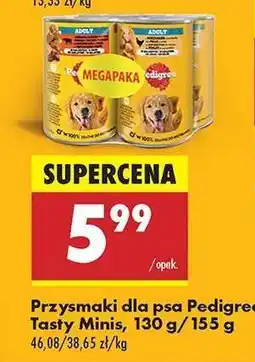 Biedronka Przysmaki dla psa Pedigree Tasty Minis , 130 g -155 g oferta